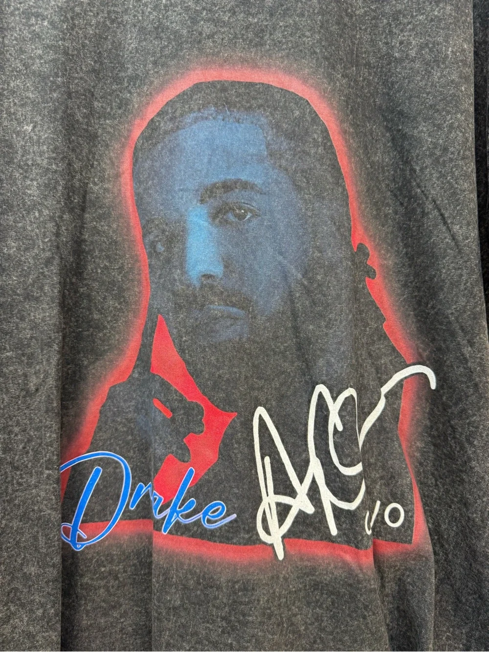 Drake graphic Rap acid wash T-Shirt - Picture 2 of 4
